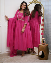 Premium Ethnic Kurti with Pant & Dupatta