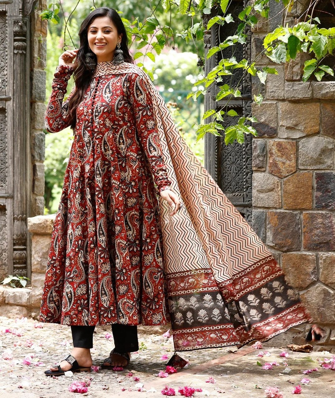 Trendy Rayon Printed Kurti Pant Dupatta Set for Women | Ready to Wear
